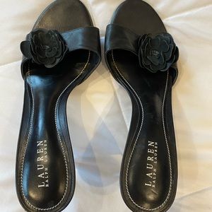 Black Ralph Lauren Heel